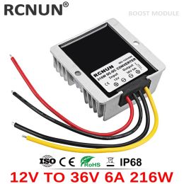 RCNUN Boost Converter 12V to 36V 5A 6A DC/DC Voltage Regulator 12V-36V Booster Module Car Boat Solar Power Supply