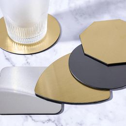 Table Mats Cup Placemat Metal Mat Unique Individual For Dining Props Nordic Home Decor Original Coasters Decoration Kitchen