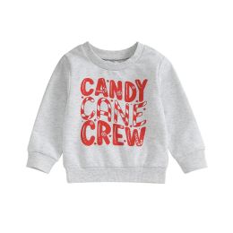 Toddler Baby Christmas Sweatshirts Outfits Long Sleeve Pattern Print Pullover Tops Fall Winter Clothes