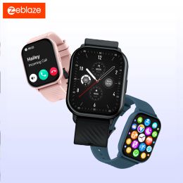 Watches New Zeblaze GTS 3 Smart Watch Ultrabig 2.03'' HD Screen Bluetooth Calling 24H Health Monitor 100+ Sport Modes 200+ Watch Faces