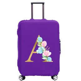 18-32 Suitcase Dust Cover Luggage Protective Covers Trolley Baggage Case 26 Letter Print Elastic Cover Travel Accessories