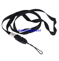 Cell Phone Charms Straps Black Lanyard Neck Strap for ID Pass Card Badge Mobile Phone Holder Camera5653623