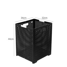 Storage Baskets Dirty Clothes Basket Toys Grid Organiser Collapsible Large Laundry Hamper Waterproof Home 220818 Drop Delivery Garde Dh8Nc