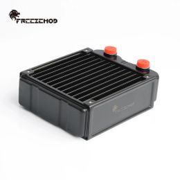 Cooling FREEZEMOD 12CM Heat Sink Aluminum 120mm Fan Radiator Exchanger PC Water Cooling Doublelayer 45mm Thick Row 4.5cm SR120SL