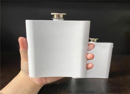 8oz Blank Sublimation Flask Portable 304 Stainless Steel Hip Flask Flagon Whisky Wine Alcohol Bottle VT19303362898