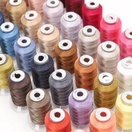 40 Autumn Colours Set Premium 120D/2 Polyester Embroidery Thread 40 Weight 500 Metres Spool Babylock Janome Singer Home Machine