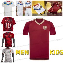 2024 2025 Venezuela Soccer Jerseys national team SOTELDO HERRERA RINCON SOSA CORDOVA football home away men kids kit RONDON maillot de foot kits Copa America