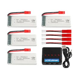 3.7V 900mah Lipo Battery Rechargeable Battery With Charger For X5 X5C X5SC X5SW 8807 8807W A6 A6W M68 Rc Drone Spare Parts