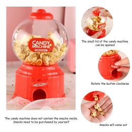 Cute Sweet Mini Candy Machine Kids Bubble Gift Children Bank Toys Dispenser Gumball Coin Saving Box Piggy Bank Home Decor