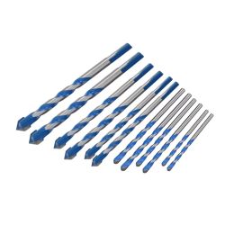 24 Pcs Masonry Drill Bits Set 3Mm To 12Mm Carbide Twist Tips For WALL, BRICK, CEMENT, CONCRETE, GLASS, WOOD)