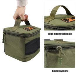 Fishing Accessories Bags Reel Storage Bag Carrying Case Oxford Cloth Lure Gear For 50010000 Series Spinning Reels Drop Delivery Sports Dhgwb