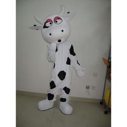 Mascot Costumes Foam Cute Little Dotted COW Cartoon Plush Christmas Fancy Dress Halloween Mascot Costume