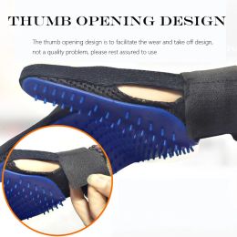 Pet Glove Cat Grooming Glove Cat Hair Deshedding Brush Gloves Comb Gloves for Pet Dog Clean Massage Glove For Animal Bath Hair