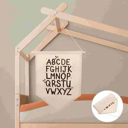 Party Decoration Baby Room Pendant English Alphabet Wall Decor Hanging Banner Tapestry Dormitory Home Number