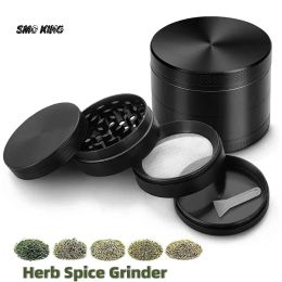 SMO 40/50/63mm Mini Grass Grinder 4 Layers Manual Tobacco Mill Zinc Alloy Material Dry Herb Crusher for Smoking Accessories