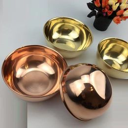 Bowls Thicken Pure Brass Red Copper Bowl Noodle Soup