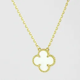 2024 Fashion Classic4/Four Leaf Clover Necklaces Pendants Stainless Steel 18K Gold Plated for Women Girl Valentine's Mother's Day Engagement Jewellery a2