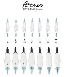 20PCS PMU semi Permanent makeup machine replacement Needles Cartridge tattoo Needle Fits for Artmex V8 V9 V6 V3 V11 derma pen4220449
