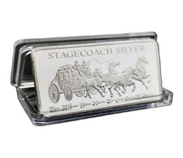 Northwest Territorial Craft Mint 999 Fine Stage Silver Divisible Bar Coin Metal Crafts Gifts No Magnetic 1OZ Silver Bullion5103522