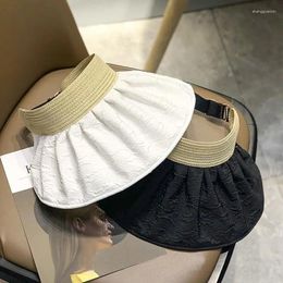 Berets Bucket Hats Women Summer Sunscreen Double-side Wear Fashion Solid Casual Outdoor Holiday Simple Korean Style Sun-proof Harajuku