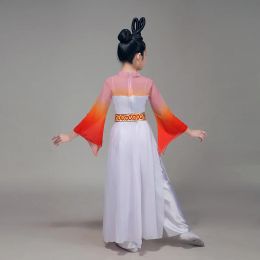 Chinese Folk Dance Ancient Classical Dance Costumes Girls Modern Practice Costumes Yangko Dance Wear Hanfu Clothing