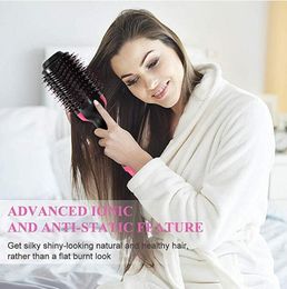 One Step Hair Dryer and Styler Hair Dryer Brush 3 in 1 Air Brush Negative Ion Hair Dryer Straightener Curler2169614