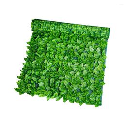 Decorative Flowers Artificial Fence Leaf Balcony Protection Screen Garden And Sun Shade For