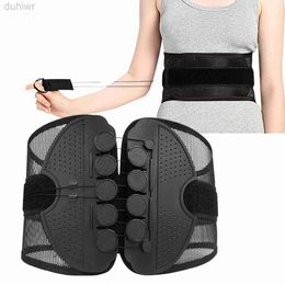 Slimming Belt Adjustable Orthopaedic Corset Back Support Belt Men Back Brace Belt Back Braces For Lower Protection Spine Gym Accessories 240409