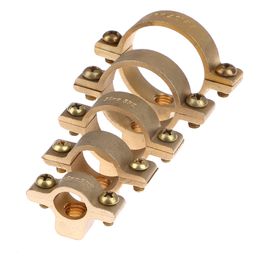 M10 Fit 15mm 22mm 28mm 35mm 40mm OD Tube Brass Pipe Clamp Bracket Support Hanger Fixed Plumbing Water