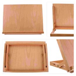 4K Wooden Drawing Board Adjustable Drafting Table Desk Easel Folding Wooden Tabletop Artist Easel Painting Art Supplies