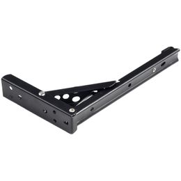 4/8/10/12inch Heavy Duty Metal Folding Shelf Bracketes Collapsible Wall Mounted L-Table Hinges For Bench Table Hardwares Parts