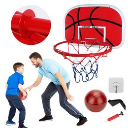 Basketball Goals with Ball and Pump Mini Basketball Hoop Adjustable Portable Basketball Hoop Indoor Outdoor Play for Kids