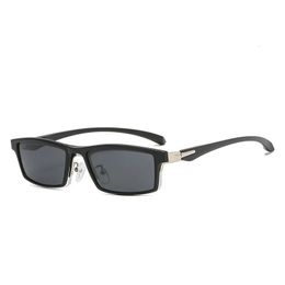 VCKA 6 in 1 Magnetic Polarised Clip On Sunglasses Women Men Plastic Frame Night Driving Gases UV400 Custom Myopia Eyewear 240327