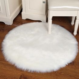 Soft Artificial Sheepskin Rug Chair Cover Bedroom Mat Artificial Wool Warm Hairy Carpet Seat Wool Warm Textil Fur Area Rugs28