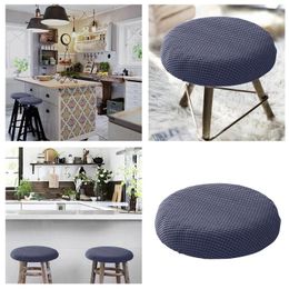 Chair Covers Coccyx Wedge Cushion Round Stool Cover Household Dust Swivel Seat For Outdoor Chairs