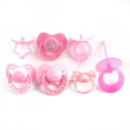 2Pcs/Lot Lovely Doll Pacifier Doll Play House Supply Dollhouse Plastic Dummy Nipple Kids Doll Toy Doll Accessories Pacifier