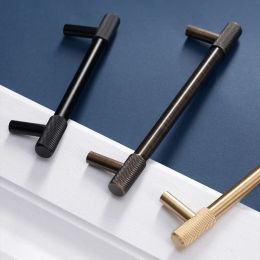 Big Fire Sale! Hole 130mm Retro Black Knurled Handle Solid Brass Knurling Cabinet Handles Drawer Pull Furniture Handle