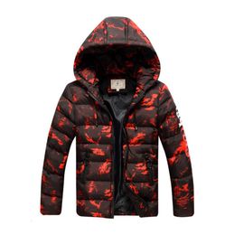 Big Boys Winter Coats Children Down Jackets Camouflage Printing Kids Jacket Thicken Warm Parkas Hooded Children Outwear Clothes4007913