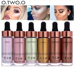 New Brand Liquid Highlighter Make Up For Women Magic Face Brighten Glow Glitter Makeup Highlighter Kits otwoo Cosmetic3934725