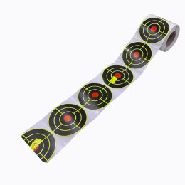 1 Roll Target Stickers 7.50cm Self-Adhesive Splatter Impact Splash Reactive Shooting Sticker