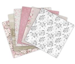 Elagant flower style Scrapbooking paper pack of 24 sheets handmade craft paper craft Background pad