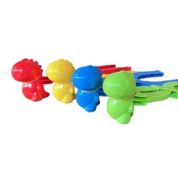 Snowball Maker Clip For Kids Adult Heart Snowflake Duck Shape Clip Tongs for Outdoor Sand Snow Ball Mould Toys Fight Sports Toys