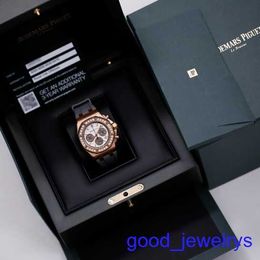 Popular AP Wrist Watch 26231OR Royal Oak Offshore Panda Ladies 18k Rose Gold Diamond Watch Automatic Mechanical Swiss Luxury Watch Gauge 37mm