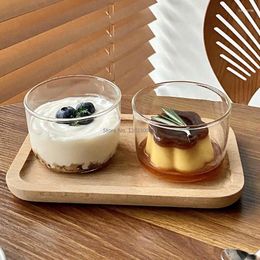 Bowls 270ml Glass Bowl Small Mini Dessert Pudding Serving Prep Cups Salad Clear Dip Ramekins Charcuterie Sauce Rice Cup