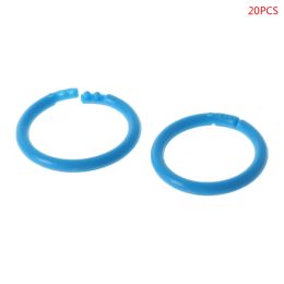 20x for Creative Plastic Circle Multi-Functional Loose Leaf Ring Binder Hoop For LX9A