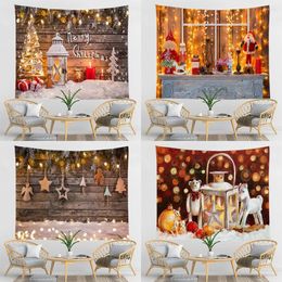 Tapestries Christmas Decoration Tapestry Wall Mounted College Dorm Festival Home Decor 2024 Gift