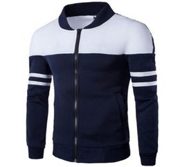 HENGSONG 2018 Spring Autumn Men Golf Jackets Coat Striped Patchwork Slim Fit Jacket For Men Male Man Sport Jacket Sportwear7164999
