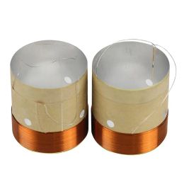 Bass Voice Coil 38.5MM Speaker Bass Woofer Voice Coil Pure Copper Wire Two-layer White Aluminium Speaker Repair Part 2PCS