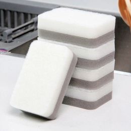 5/10pcs Dishwashing Sponge Kitchen Cleaning Tools Double-sided Cleaning Sponge Durable Absorbent Sponge Pad Household Clean Tool