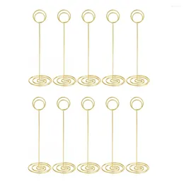 Decorative Flowers Table Number Holders 10Pcs - 8.75 Inch Place Card Holder Tall Stands For Wedding Party Graduation Reception